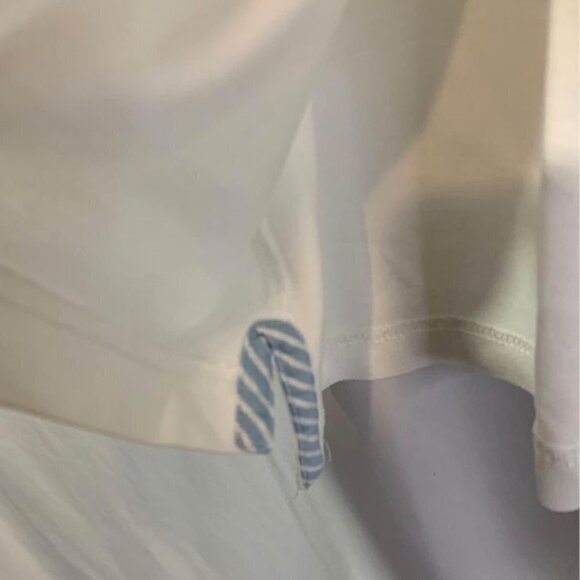 lincs by David Chu polo golf shirt. Size mens Large. White. 100% cotton. - Picture 5 of 8